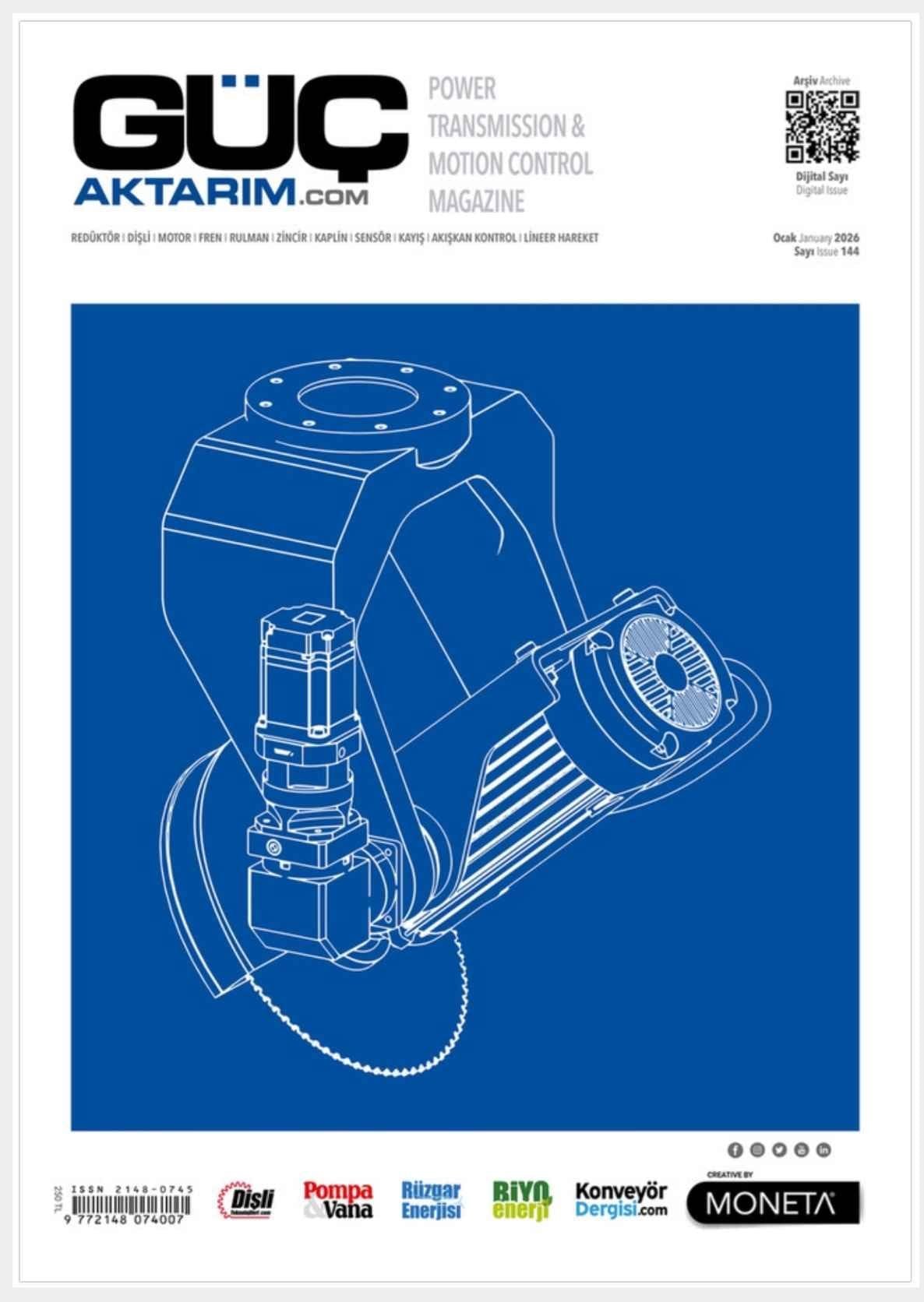 Güç Aktarım ve Hareket Kontrol Dergisi Kapağı