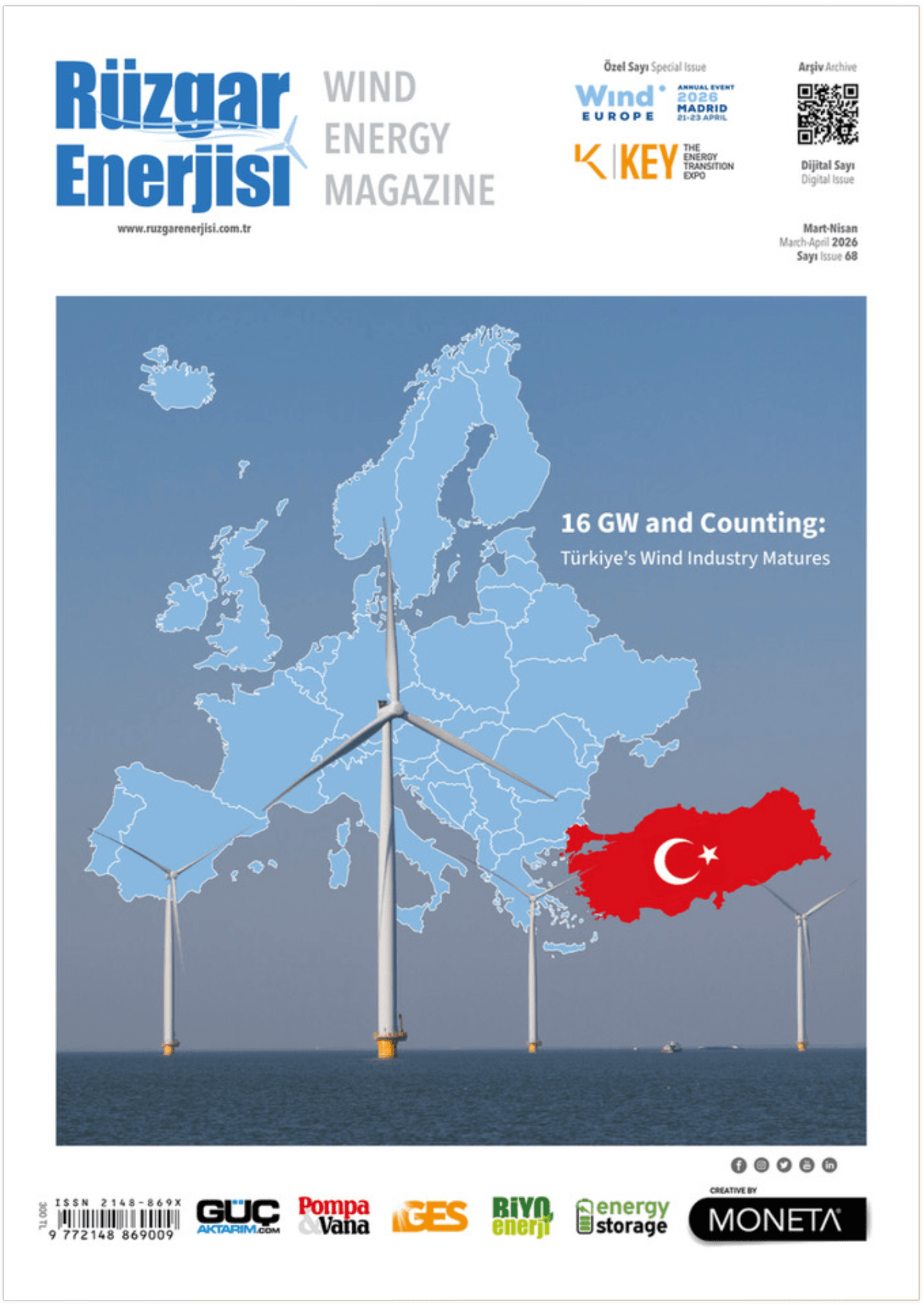 Rüzgar Enerjisi Dergisi Kapağı