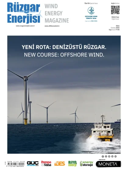 Rüzgar Enerjisi Dergisi kapak